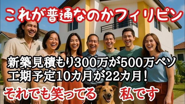 見積もりから建築費が爆上りの我が家　月の生活費は6万ペソ！