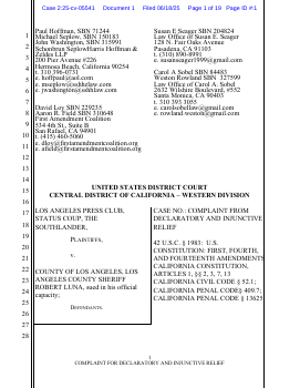 Photo of the court doc: