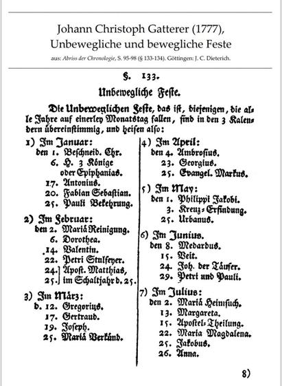 Gatterer (1777) 

Unbewegliche und bewegliche Feste

Screenshot