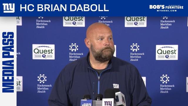Coach Brian Daboll Wraps Up Spring Practices | New York Giants