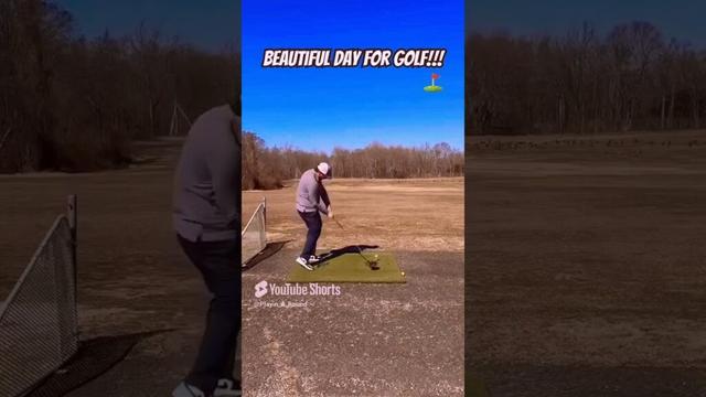 Beautiful day for golfing !!#pga #golf