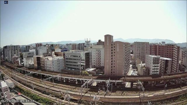 Live Cam: Hakata Station, Fukuoka, JP|Shinkansen & Local JR Lines|Night View|Sunrise & Morning Sun