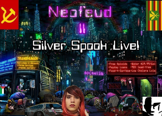 Silver Spook Live - over Neofeud 2 title screen