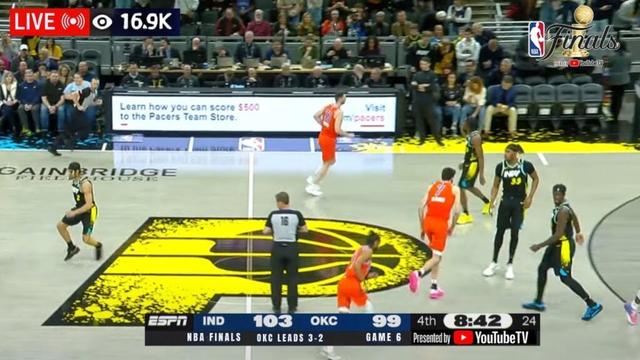 NBA LIVE: OKC Thunder vs Indiana Pacers Game 6 2025 NBA Finals Full Game June 19,2025 2K Live