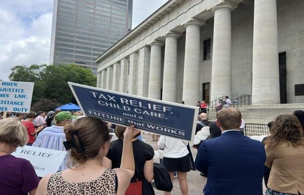 Families rally at Ohio Statehouse for support in state operating budget