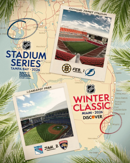 Tampa Bay Lightning to play outdoors in 2026 at Raymond James Stadium   – The Crow's Nest