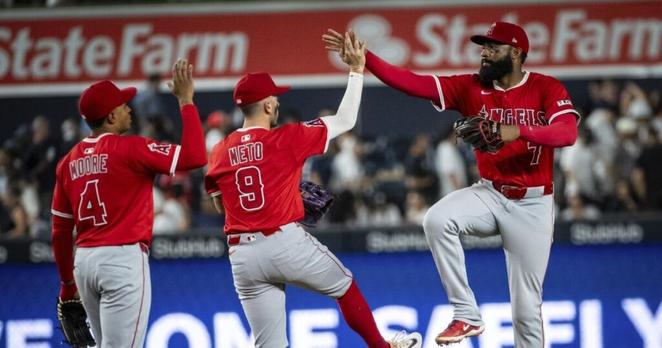 Angels extend their winning streak and take series against Yankees