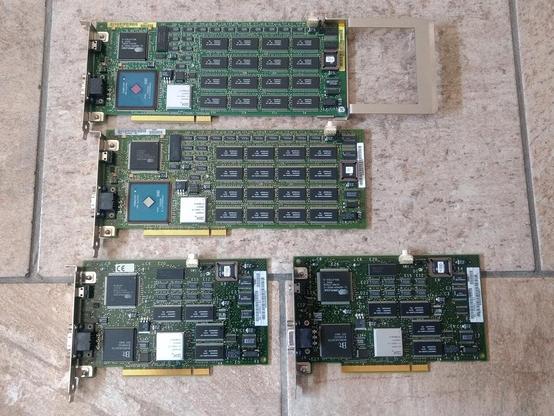 PowerStorm 3D (2 MB) and PowerStorm 4D (16 MB) graphics cards