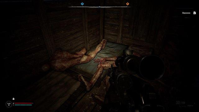 2 dead bloodsuckers lying in a wooden hut