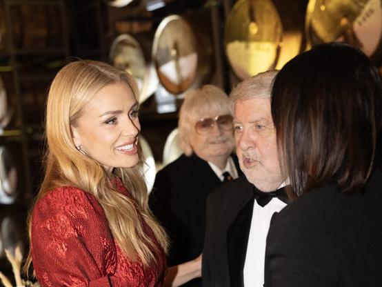 Roy Noble MBE & Lucy Owens Sir Karl Jenkins - Katherine Jenkins OBE - Midsummer Soiree - Copperworks Distillery Swansea