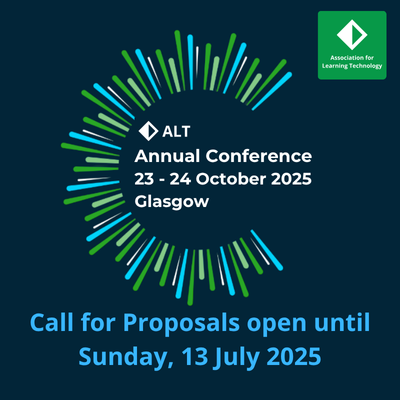 Call for proposals open until sun 13 july