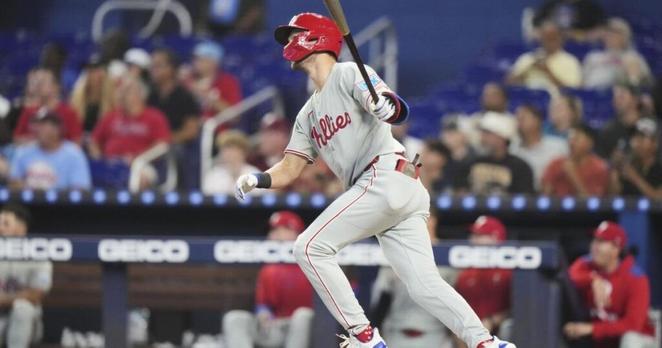 Trea Turner hits leadoff homer to help Phillies to a 5-2 win over the Marlins | MLB