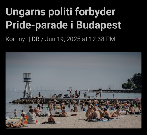 Ungarns politi forbyder Pride-parade i Budapest. Billede: badestrand.