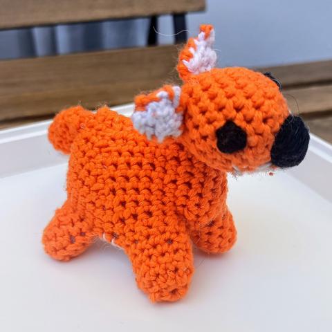 Renard en crochet