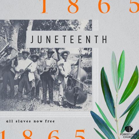 Juneteenth -  all slaves now free.  1865