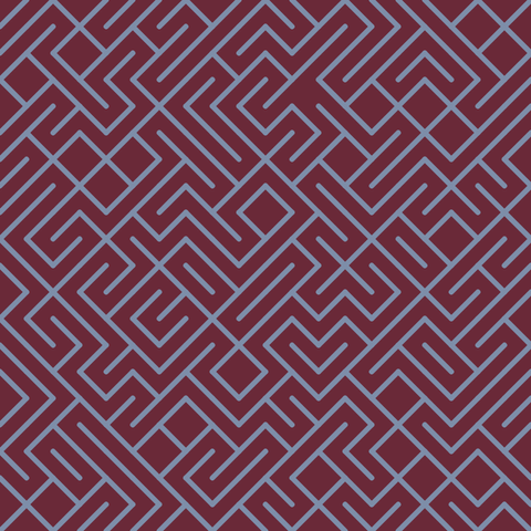 a random maze like pattern made up of forward and backward slashes