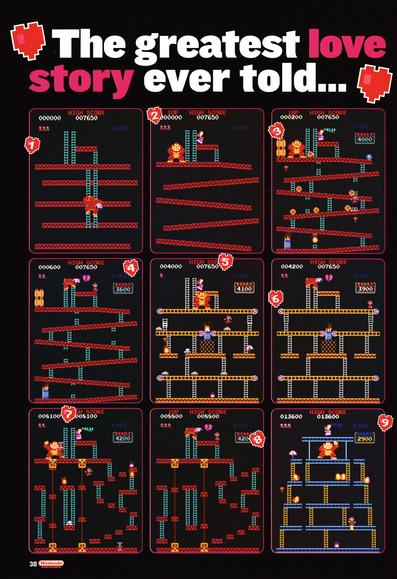First up, I have a little article of very few words, titled "Donkey Kong - The Greatest Love Story Ever Told".
Taken from Nintendo Official Magazine 138 - March 2004 (UK)