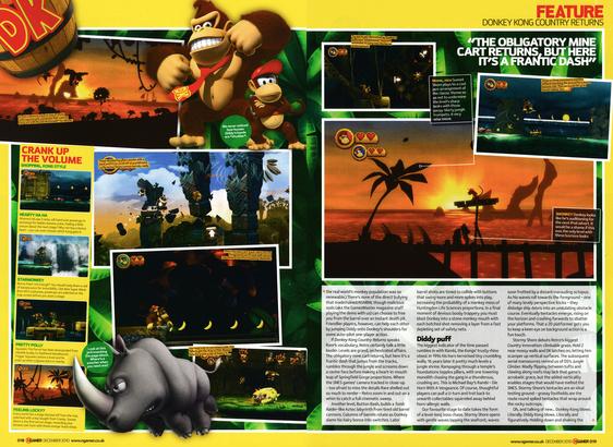 Feature for Donkey Kong Country Returns on Wii.
Taken from NGamer 56 - December 2010 (UK)
