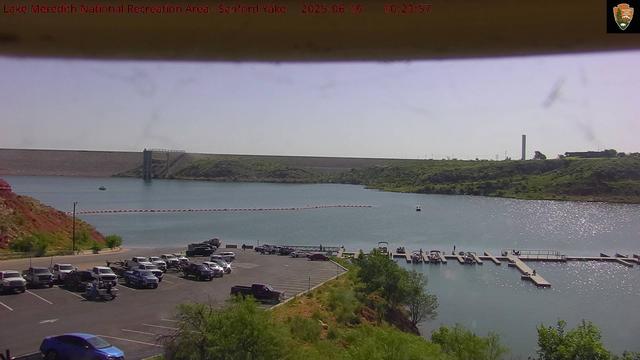Sanford-Yake provides easy access to Lake Meredith.  A boat ramp, fishing dock, and bait shop make this one of the busiest places at Lake Meredith National Recreation Area.  The Sanford Dam was completed in 1965 and can be seen in the background.

Funding for this webcam was provided by the Lake Meredith and Alibates Friends Group.  The functionality of the camera was provided by Wright-On Bait and Tackle Shop.