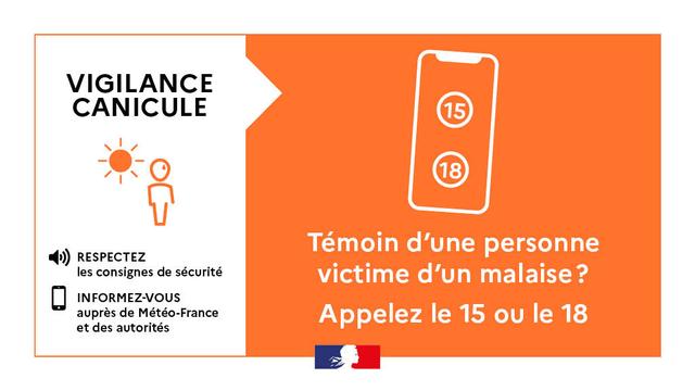 Témoin d'une personne victime d'un malaise ? Appelez le 15 ou le 18