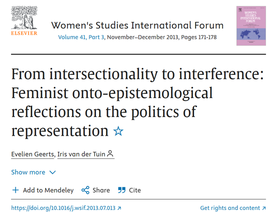 Cover of the 2013 journal article's title and details