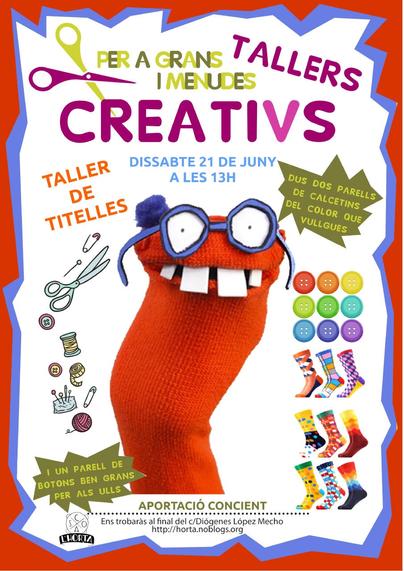 Tallers creatius per a grans i menudets