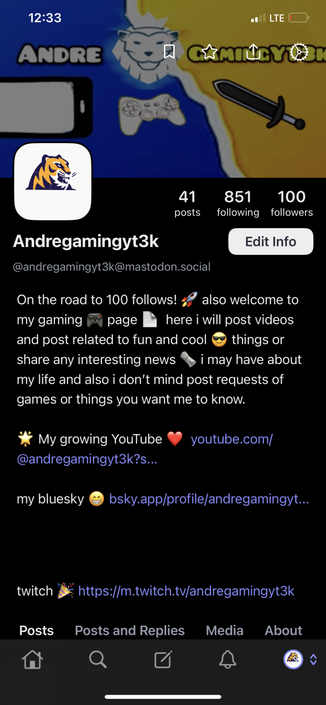 My mastodon account! 📲❤️☀️