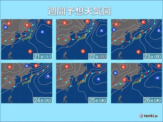 19日の九州は内陸部で35℃以上の猛暑日も　熱中症に警戒　週末から梅雨空が戻る