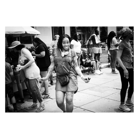 African American woman celebrating Juneteenth in DC