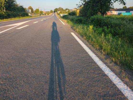 La route au lever du soleil