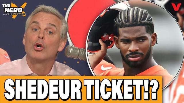 What Shedeur Sanders SPEEDING TICKET means for his career w/ Browns | THE HERD NFL w/ Colin Cowherd