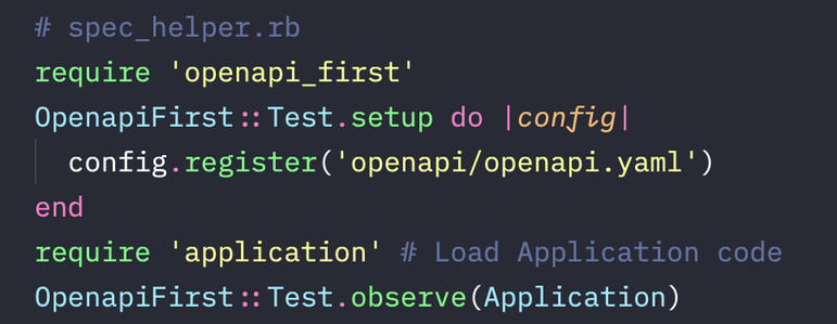 A very short Ruby code snippet to turn your integration tests into contract tests to validate all requests / responses against an OpenAPI API Description