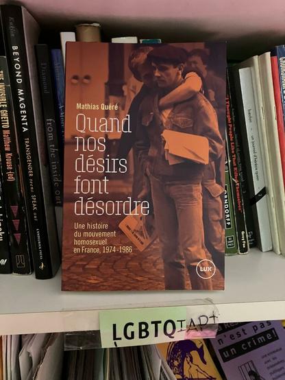 Quand nos désirs font désordre, de Mathias Quéré disponible pour emprunt à DIRA.