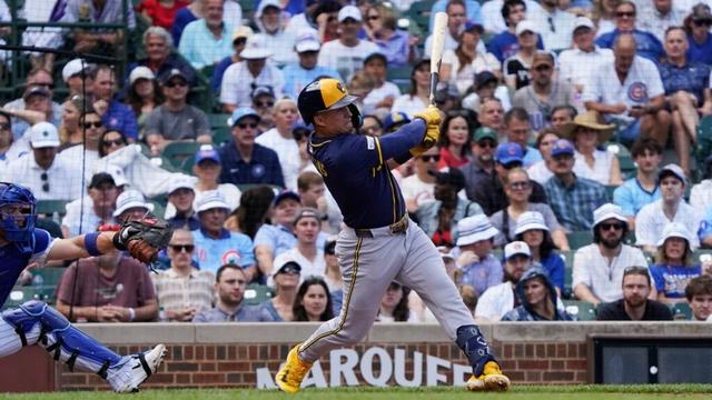 Crow-Armstrong hits his 20th homer but the Brewers outslug the Cubs, 8-7