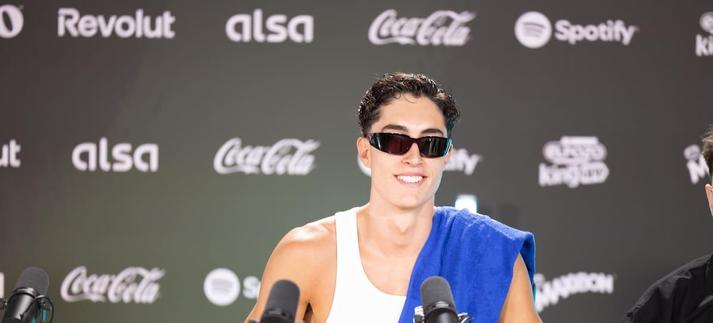 YoSoyPlex en la rueda de prensa del Pesaje de la Velada // Cedida por La Velada del Año IV