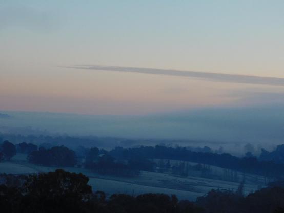 A crisp last day of #autumn morning