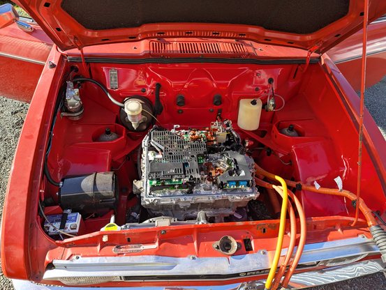 Austin Allegro engine bay