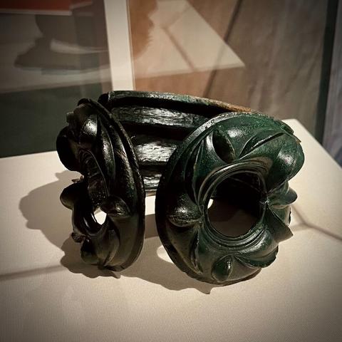 Inverness Museum &amp; Art Gallery: the Achavrail Armlet, a heavy bronze armlet