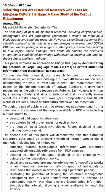 Paper abstract submitted by Arnoud Wils to #dae2025