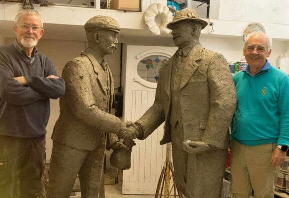 Royal Dornoch Golf Club commission statues of legendary architect Donald Ross and long-running secretary John Sutherland to stand at entrance