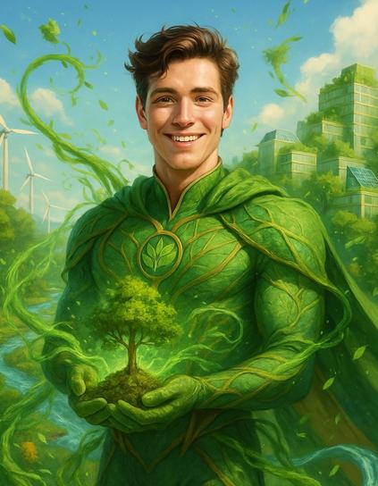 Green Superhero