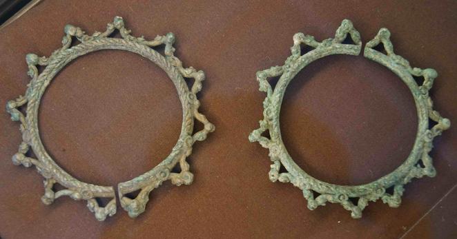 Two filigree bracelets from Frauenstein, Upper Austria, 4th or 3rd cent. BCE, bronze, MAMUZ Mistelbach, Lower Austria, photocredit 1. Neu-Kelte