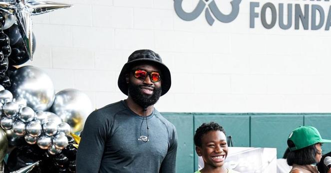 Jaylen Brown is extra immersed in the Boston community — but it’s nothing new