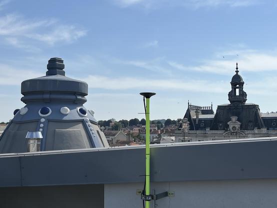 Vue depuis le toit de l'antenne GNSS CVIC
