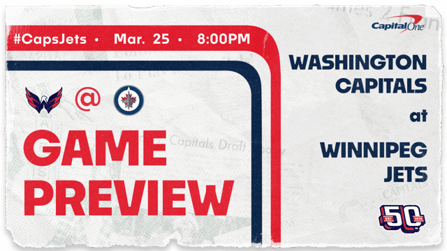 Caps Face Jets in Winnipeg