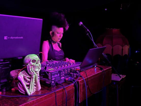 Phone snaps of various scenes at a London alternative club.