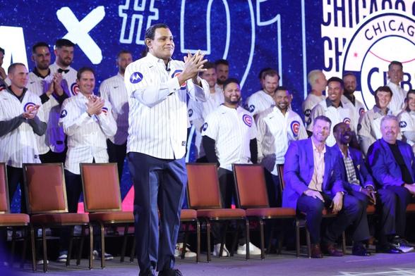 Chicago Cubs slugger makes his Wrigley Field return