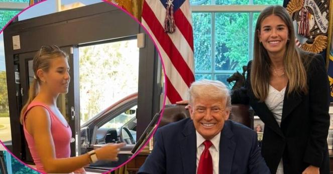 Donald Trump's Granddaughter Kai Attempts To Work At Dunkin' Donuts
