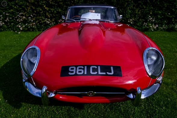 red jaguar e-type