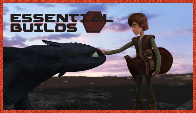 Hiccup and Toothless bond in a scene from the original animated How To Train Your Dragon.